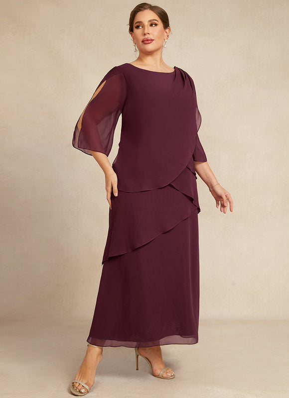 Robe De Soirée Aubergine - gallery 9