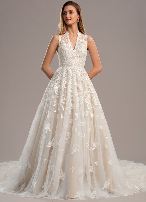 Robe de Soirée Éblouissante Florale - gallery 1