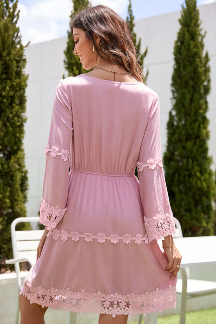 Robe De Soirée Rose Courte - gallery 4
