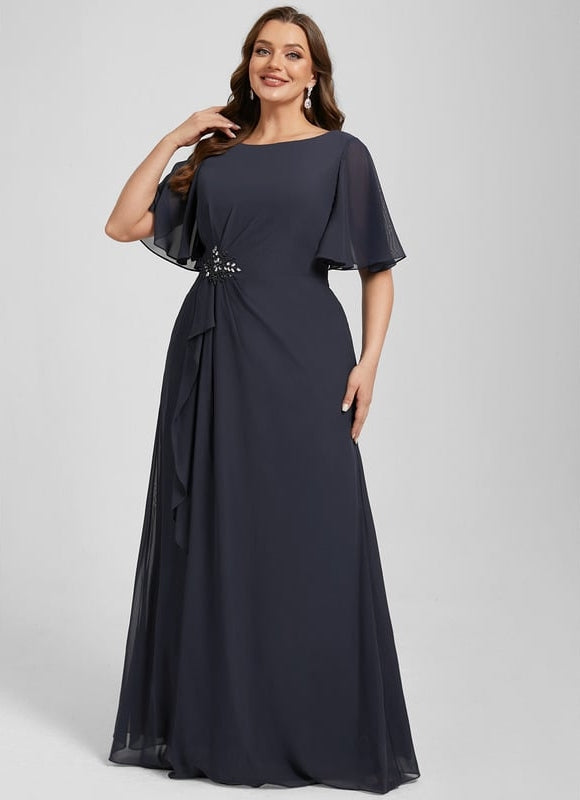 Robe de Soirée Nuit Étoilée Sombre - gallery 7