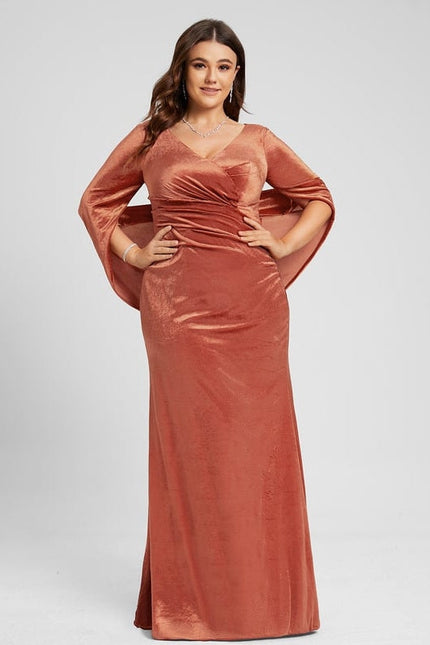 Robe de Soirée Velours Aurora - gallery 6