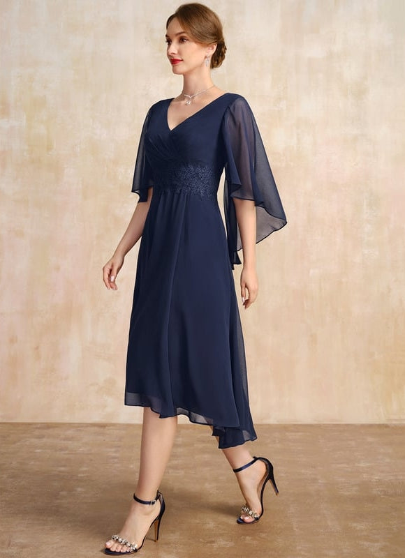 Robe de Soirée Aérienne Plissée - gallery 3