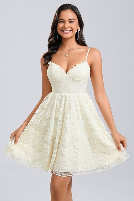Robe de Soirée Dentelle Éclatante