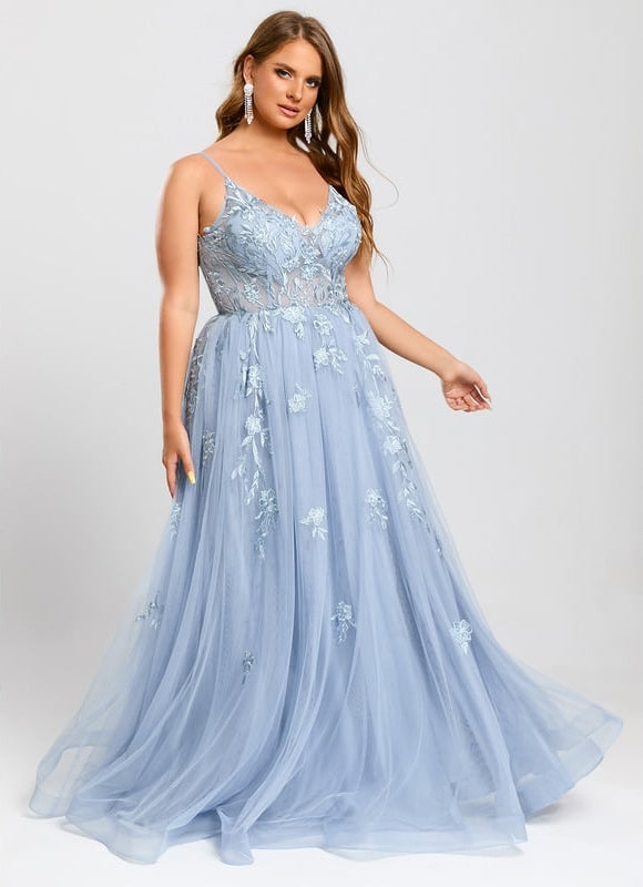 Robe de Soirée Céleste Fleurie - gallery 8