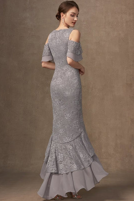 Robe de Soirée Dentelle Flottante - gallery 5