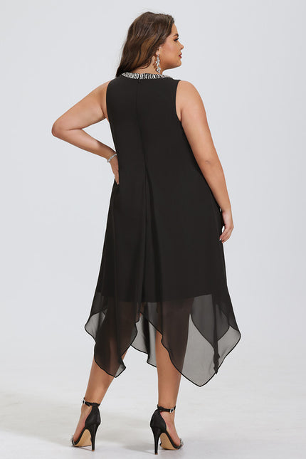 Robe de Soirée Aérienne Ébène - gallery 6