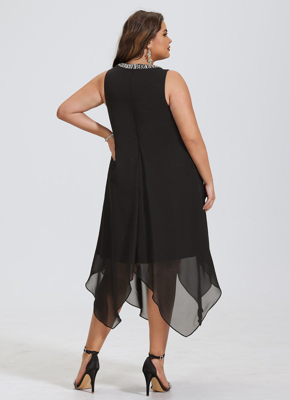 Robe de Soirée Aérienne Ébène - gallery 6