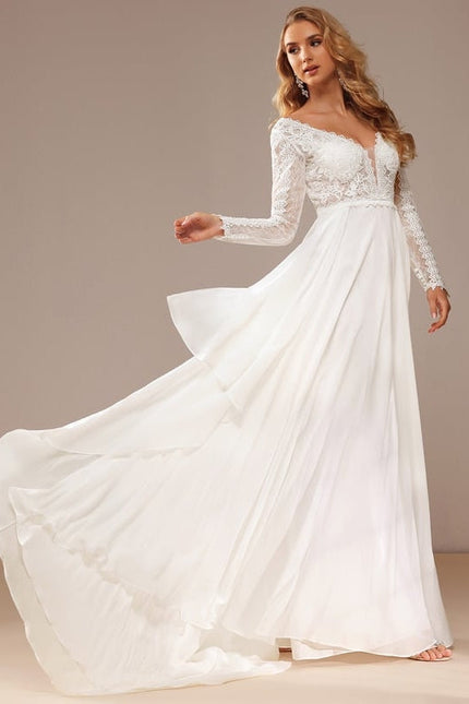 Robe de Soirée Nuage De Dentelle - gallery 4