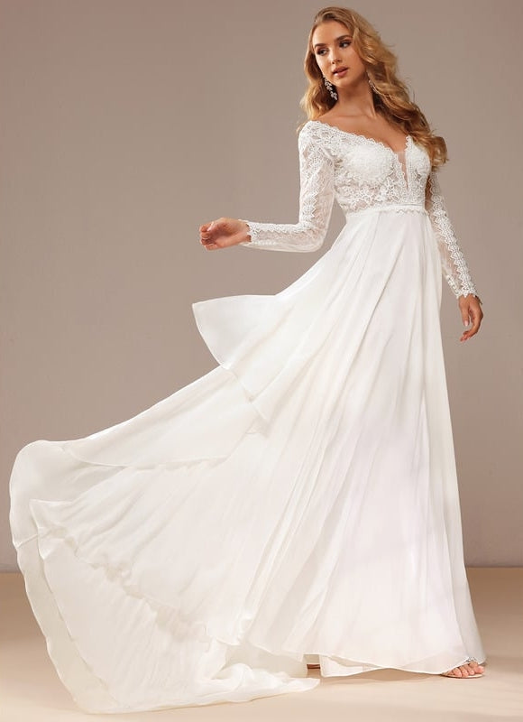Robe de Soirée Nuage De Dentelle - gallery 4