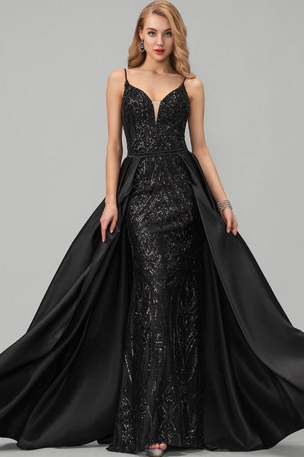 Robe de Soirée Noir Éclat