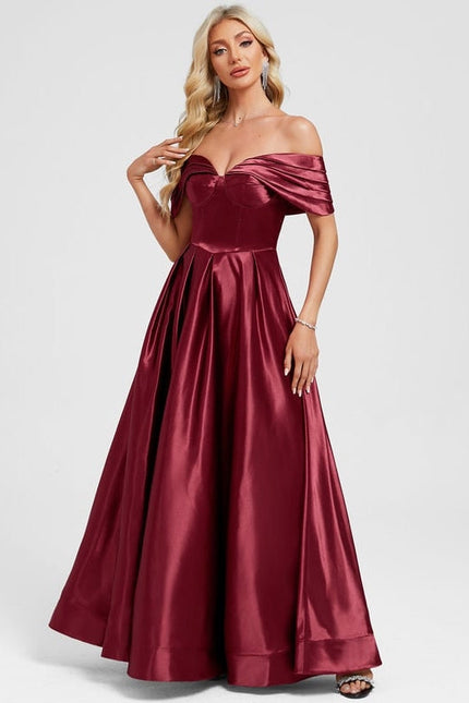 Robe de Soirée Satin Élégante - gallery 2
