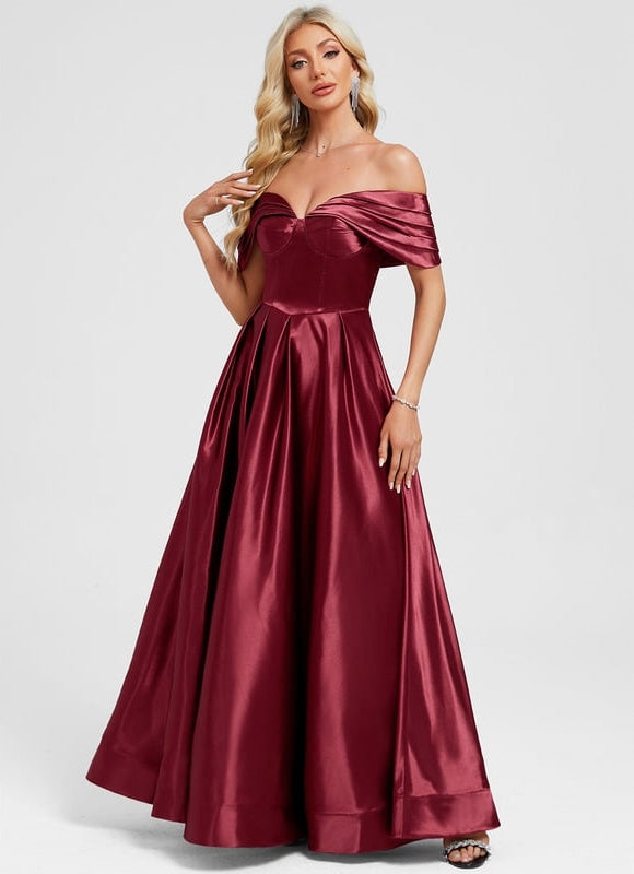 Robe de Soirée Satin Élégante - gallery 2