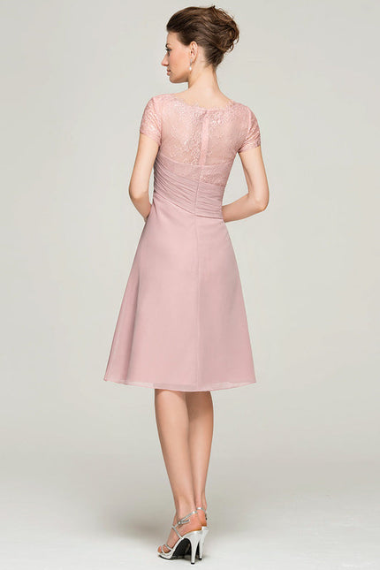 Robe de Soirée Rose Poudré - gallery 4