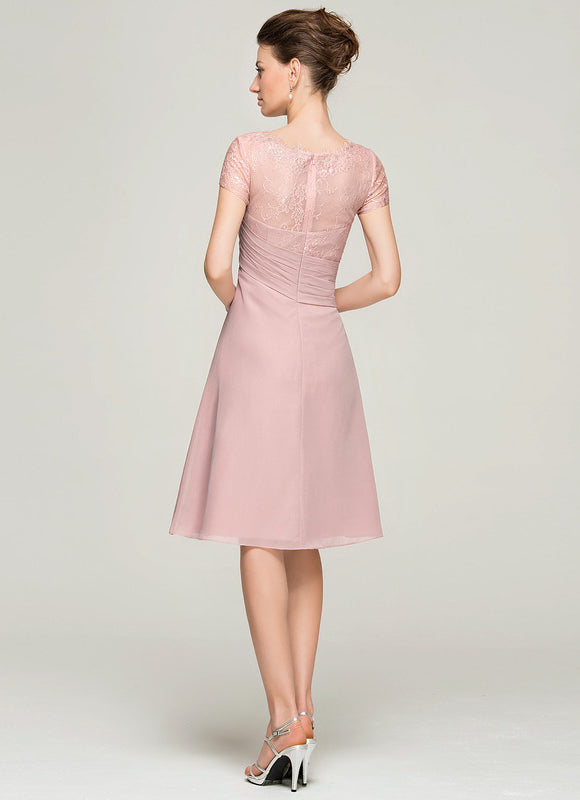 Robe de Soirée Rose Poudré - gallery 4