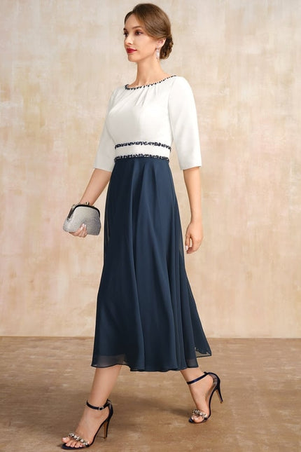 Robe de Soirée Élégance Nautique - gallery 3