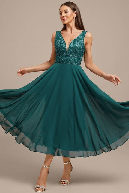 Robe de Soirée Vaporeuse Chic - gallery 3