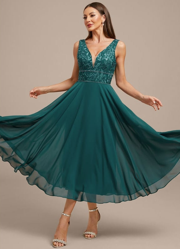 Robe de Soirée Vaporeuse Chic - gallery 3