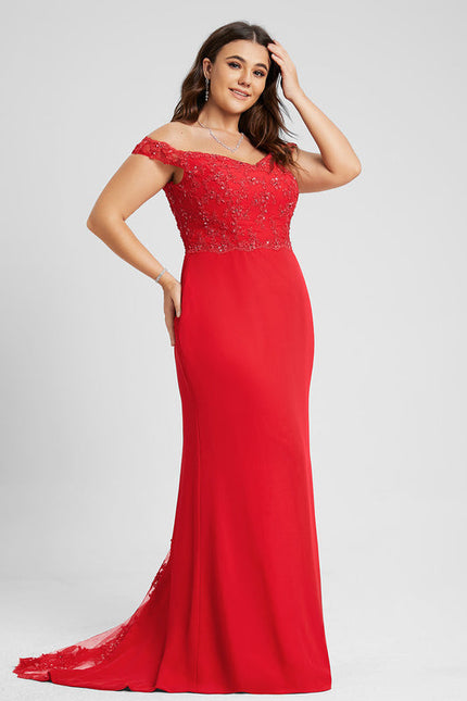 Robe de Soirée Rouge Glamour - gallery 4