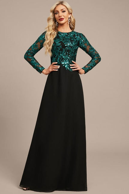 Robe de Soirée Éclat Floral Mystique