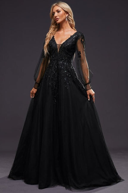 Robe de Soirée Éclat Noir - gallery 8