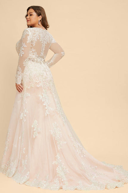 Robe de Soirée Sirène Tulle - gallery 9