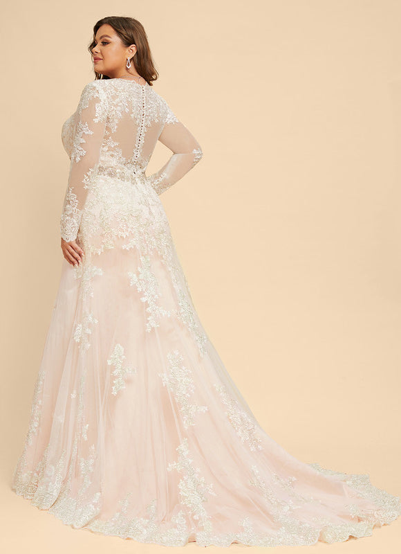Robe de Soirée Sirène Tulle - gallery 9