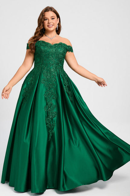 Robe de Soirée Royale Satinée - gallery 4