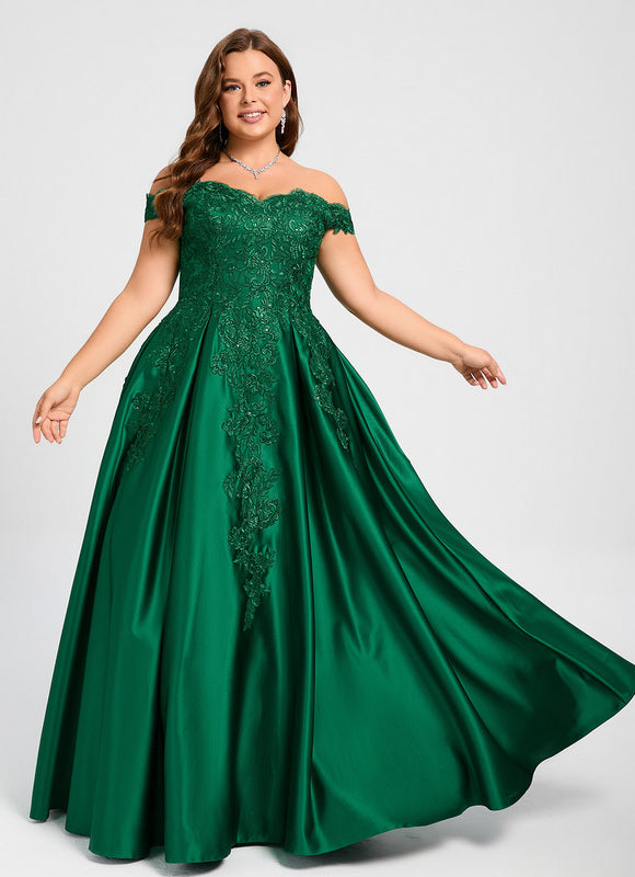 Robe de Soirée Royale Satinée - gallery 4