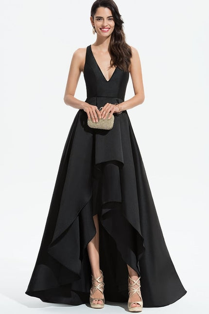 Robe Bustier Noire Longue De Soirée - gallery 2