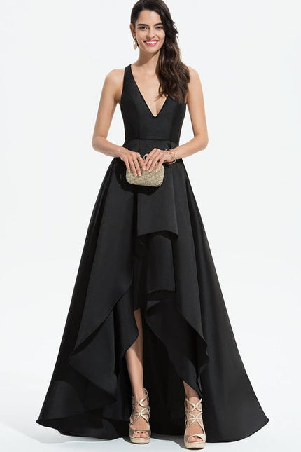 Robe Bustier Noire Longue De Soirée - gallery 2