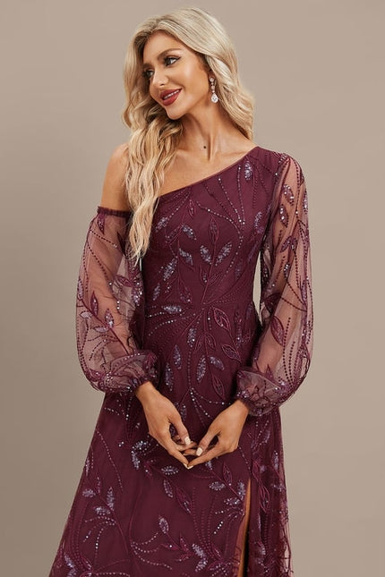 Robe de Soirée Étoile Pourpre - gallery 1