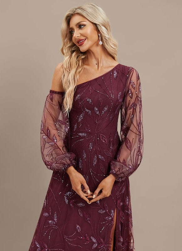 Robe de Soirée Étoile Pourpre - gallery 1