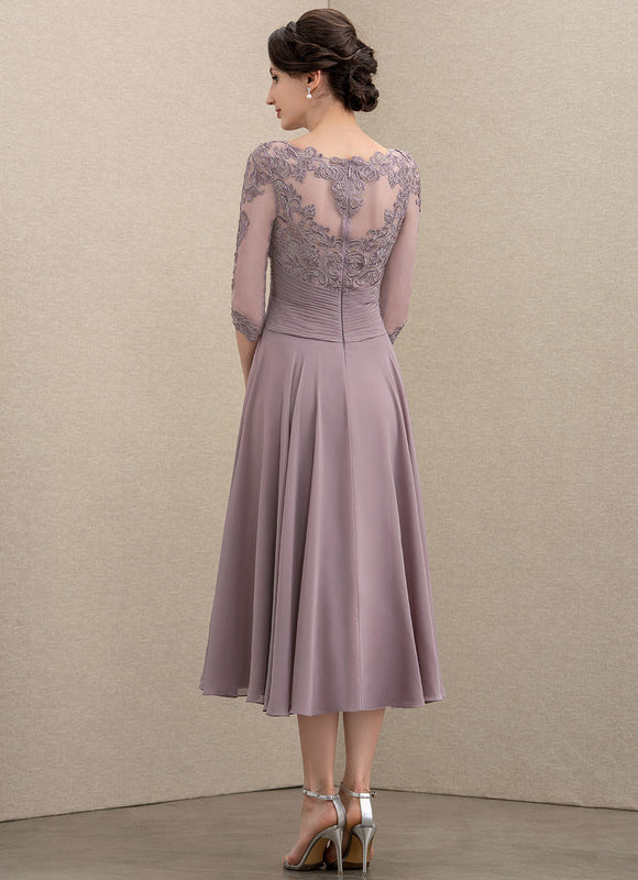 Robe de Soirée Élégance Lavande Douce - gallery 4