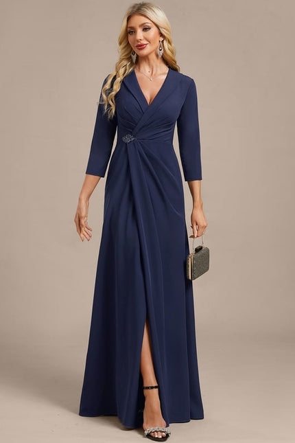 Robe de Soirée Crêpe Chic - gallery 3