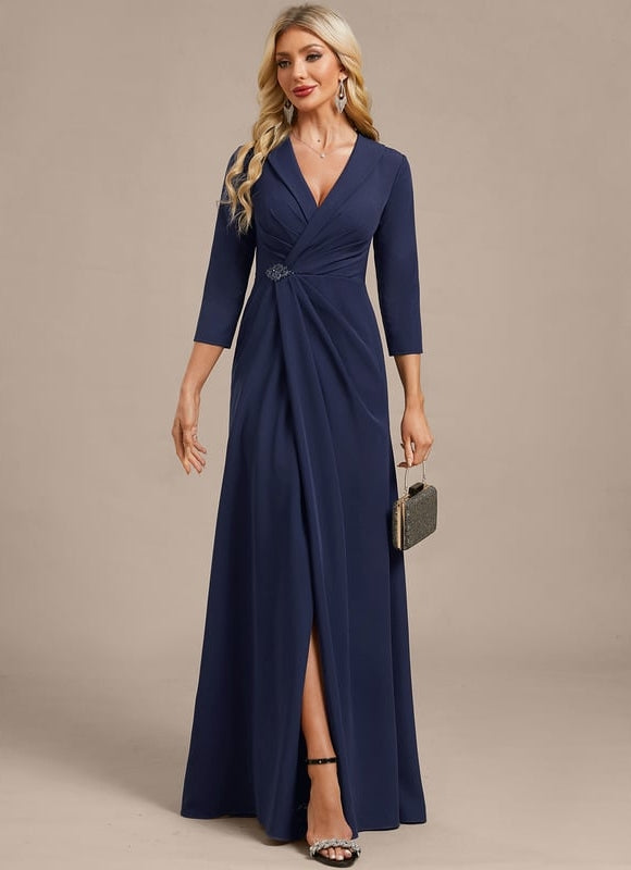 Robe de Soirée Crêpe Chic - gallery 3