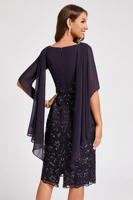 Robe de Soirée Élégance Satinée Nuit - gallery 2