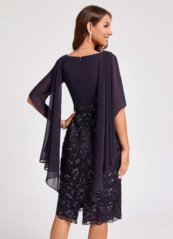 Robe de Soirée Élégance Satinée Nuit - gallery 2