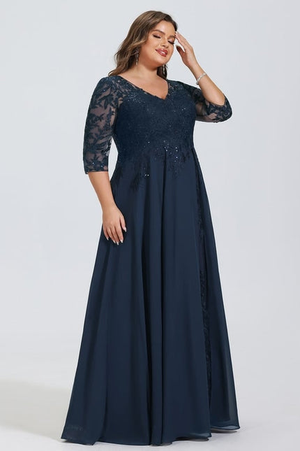 Robe de Soirée Élégance Marine - gallery 6