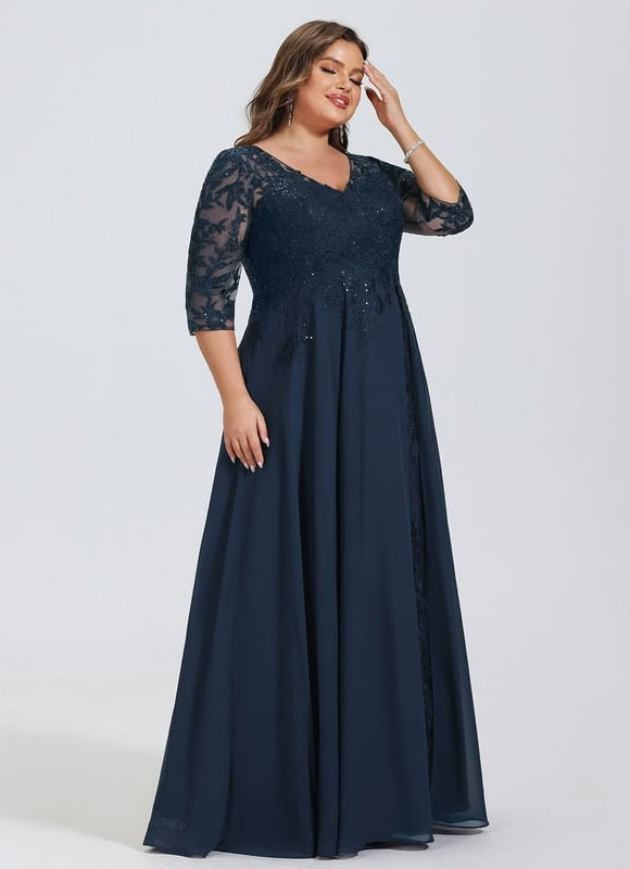 Robe de Soirée Élégance Marine - gallery 6
