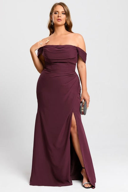 Robe de Soirée Rêve Pourpre - gallery 7