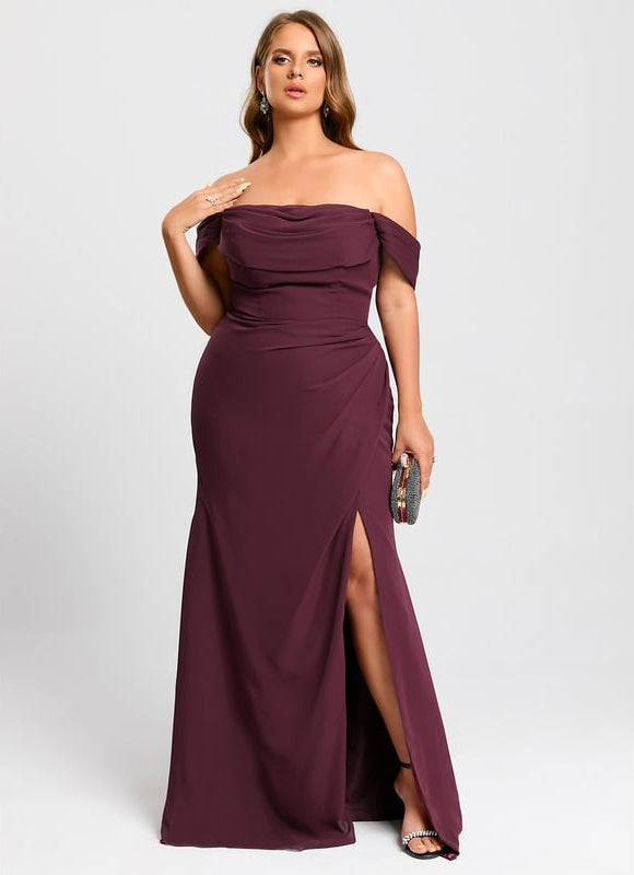 Robe de Soirée Rêve Pourpre - gallery 7