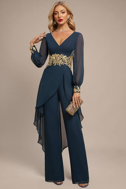 Robe de Soirée Chiffon Opulente - gallery 1