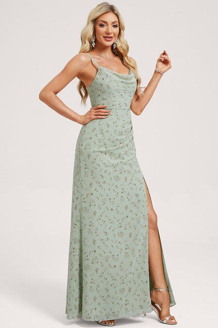 Robe De Soirée En Mousseline - gallery 3