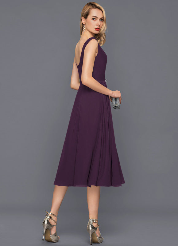 Robe de Soirée Mousseline Glamour - gallery 1