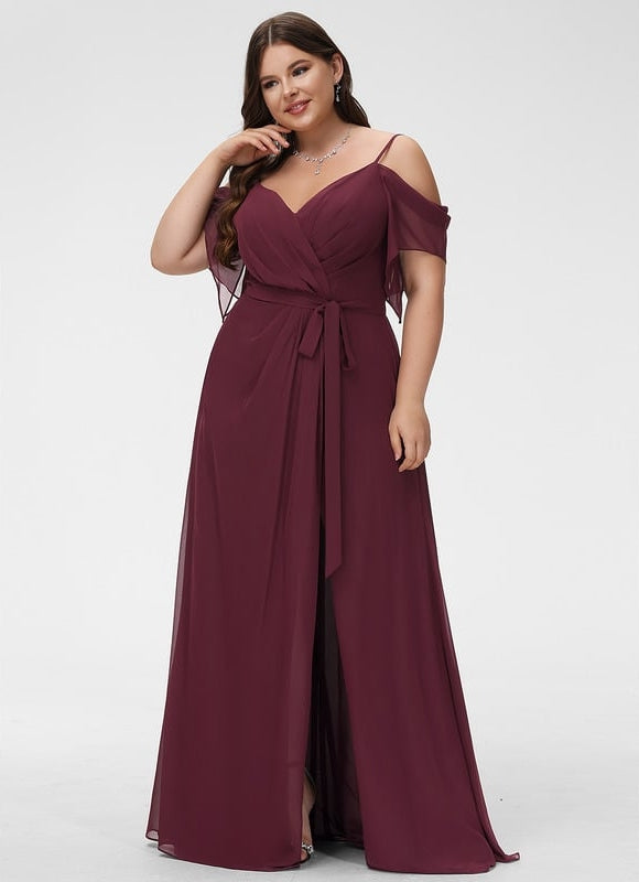Robe de Soirée Élégance Vigne Pourpre - gallery 9