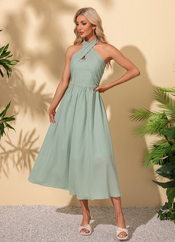 Robe de Soirée Midi Élégante - gallery 1