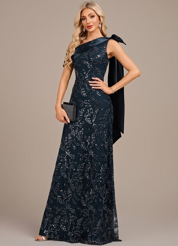 Robe De Soirée Longue Élégante Manche Longue - gallery 3