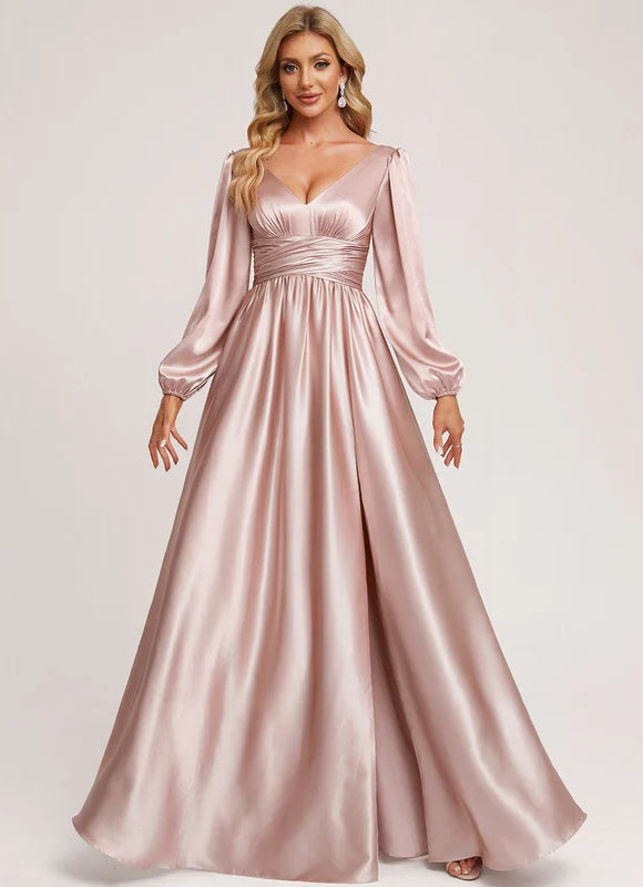 Robe de Soirée Satin Mystique - gallery 1