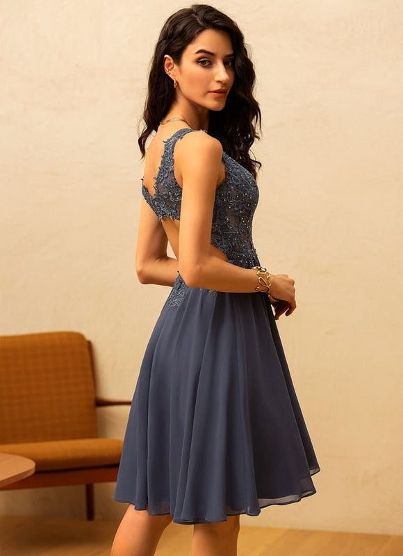 Robe de Soirée Bleu Envoûtant - gallery 2