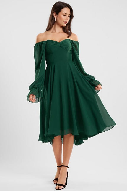 Robe de Soirée Vaporeuse Nocturne - gallery 6